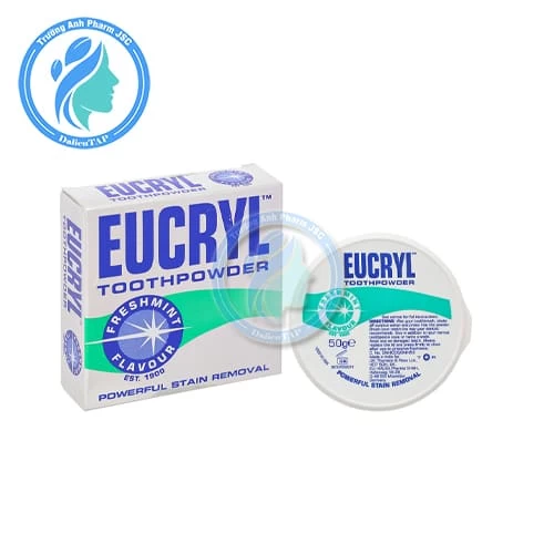 Bột đánh răng Eucryl Toothpowder 50g - Giúp làm sạch răng